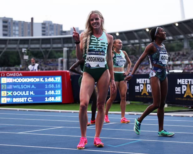 Keely Hodgkinson created more history in Paris on Friday night