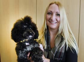 Pastoral manager Thea Kendrick with Penny.