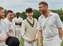 Andrew Flintoff shares a joke with his new team