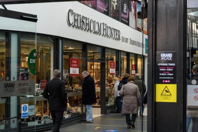 Chisholm Hunter Jewellers in the Grand Arcade are closing down