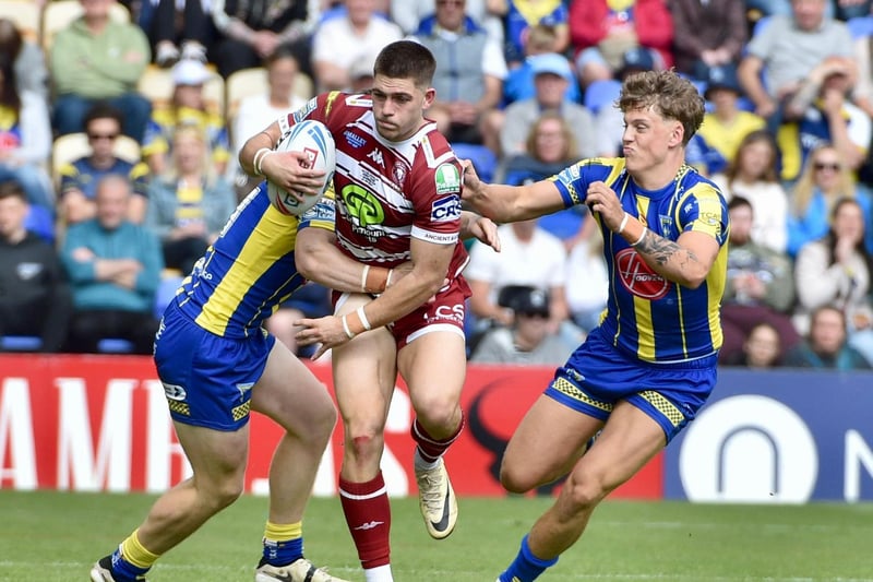 An impressive debut from the youngster, with 151 metres from 17 carries - only beaten by Ellis in the Wigan team. Poked his nose through a couple of times and became the club’s 13th academy product to take to the field in 2024