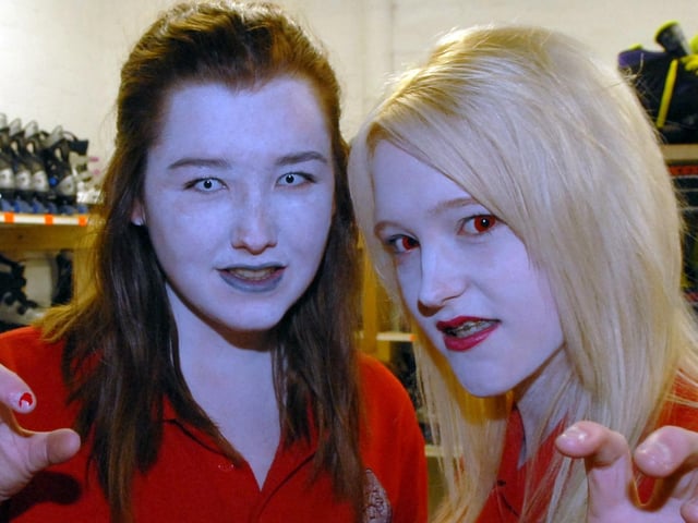 Receptionists Amy Organ and Hannah McKreel