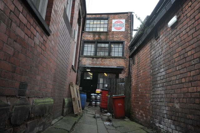 Old brewery yard, Wallgate, Wigan.