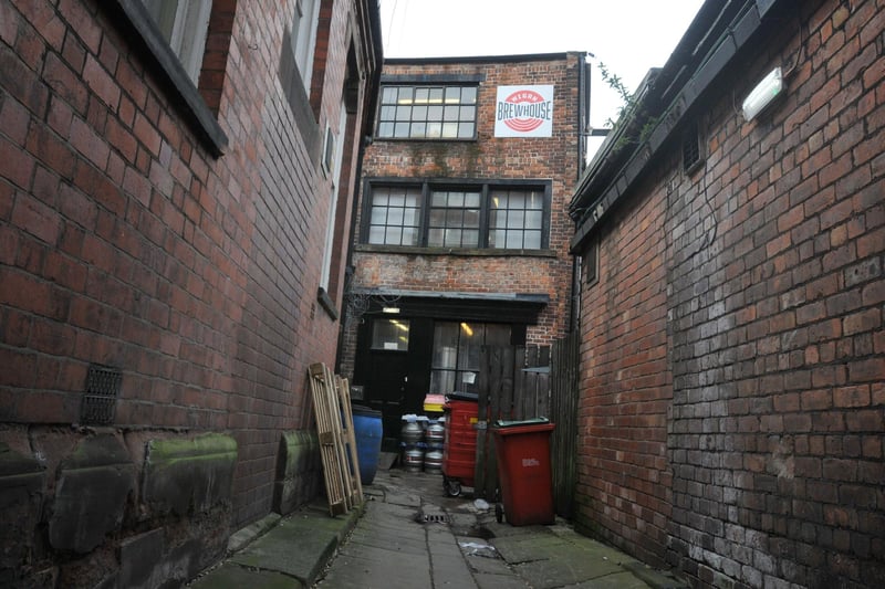 Old brewery yard, Wallgate, Wigan.