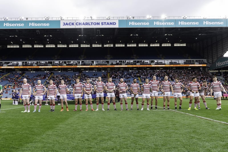 Wigan came up against St Helens in the semi-finals at Leeds United’s Elland Road.