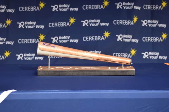 The Relay Your Way baton has been designed to be easily carried by all participants
