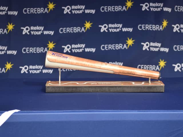 The Relay Your Way baton has been designed to be easily carried by all participants