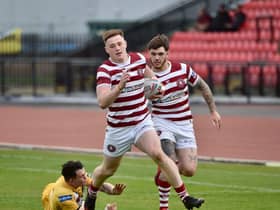 Sam Halsall scored five second half tries
