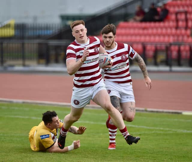 Sam Halsall scored five second half tries