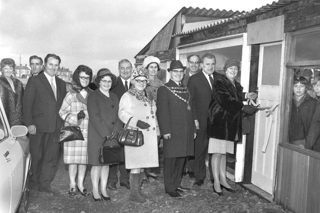 The opening of Aspull Boys Club in 1971.