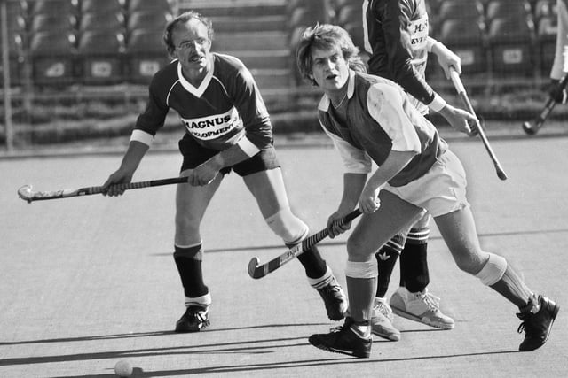 Action from Wigan Hockey Festival at Robin Park on Saturday 2nd of September 1989.