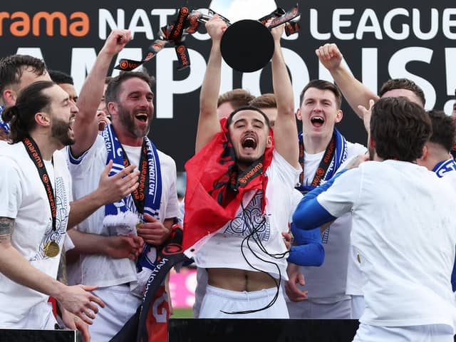 Chesterfield - and Will Grigg - lift the National League title