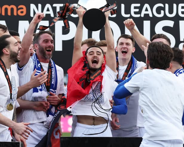 Chesterfield - and Will Grigg - lift the National League title