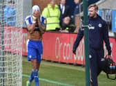 Curtis Tilt limps off against Bolton