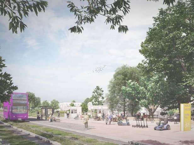 The Leigh Guided Bus Route already runs through the land proposed for 1,100 homes at Mosley Common, Wigan.