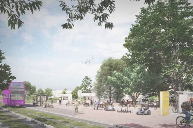 The Leigh Guided Bus Route already runs through the land proposed for 1,100 homes at Mosley Common, Wigan.