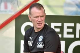 Glenn Whelan was on the Latics bench at Lincoln after joining Shaun Maloney's backroom staff