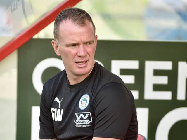 Glenn Whelan was on the Latics bench at Lincoln after joining Shaun Maloney's backroom staff