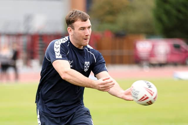 Harry Smith in England training