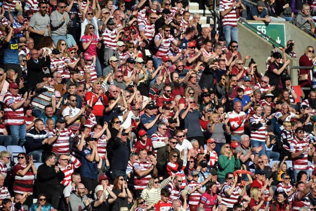 Wigan Warriors fans enjoyed the Good Friday Derby