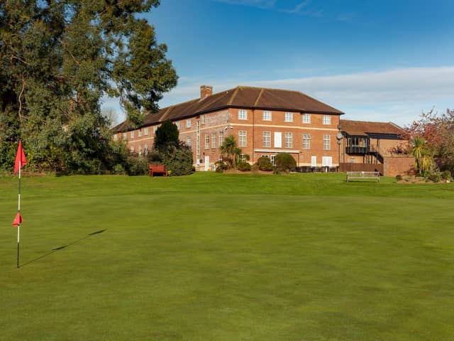 The picturesque 18th green with the welcoming sight of the hotel in the background. Image: Pellier Photography