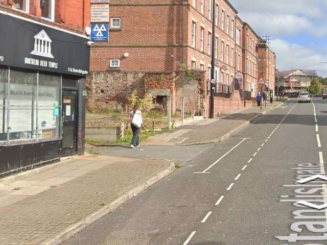 A general view of Standishgate