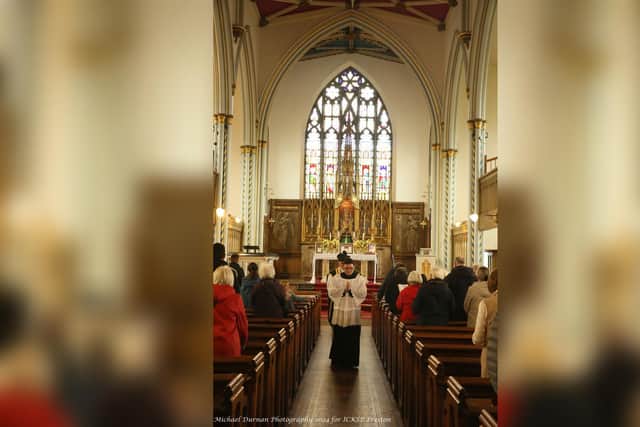 The final mass held by the traditionalist Catholic order at St Mary's church in Wigan. (Pic: Michael Durnan Photography)