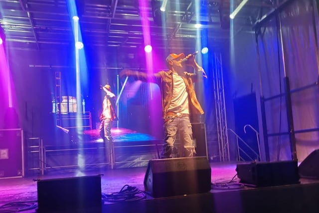 Entertainment on stage.