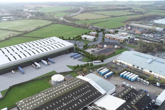 How the new warehouse at Glass House Business Park will look