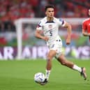 Antonee Robinson in action for the USA at the World Cup