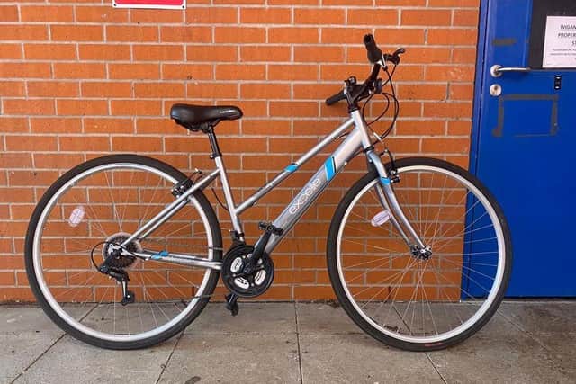 One of the two stolen bikes that police have recovered