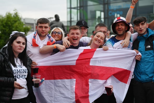 Our photographer was out and about in Wigan to get the reaction of fans watching the final at Morty's and Vibe venues on King Street and the outdoor Fanzone on Believe Square.