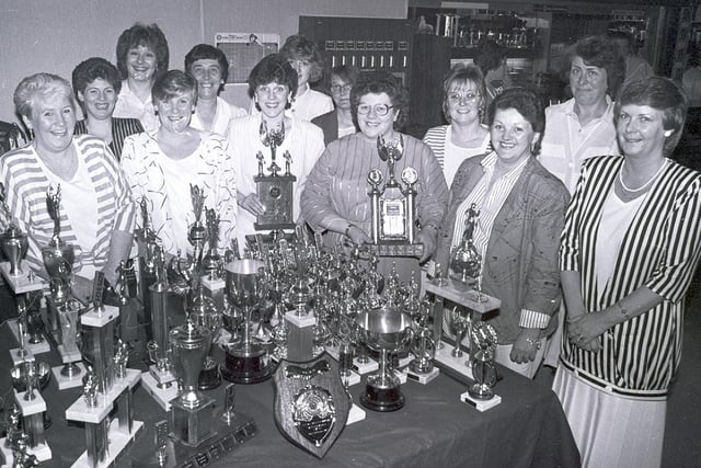 Retro 1987
Wigan and district ladies darts and dominoes presentation evening 1987