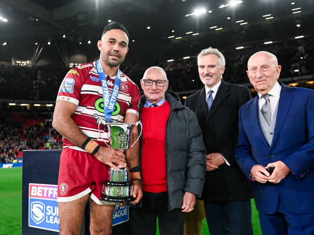 Bevan French won the inaugural Rob Burrow Award at Old Trafford in October