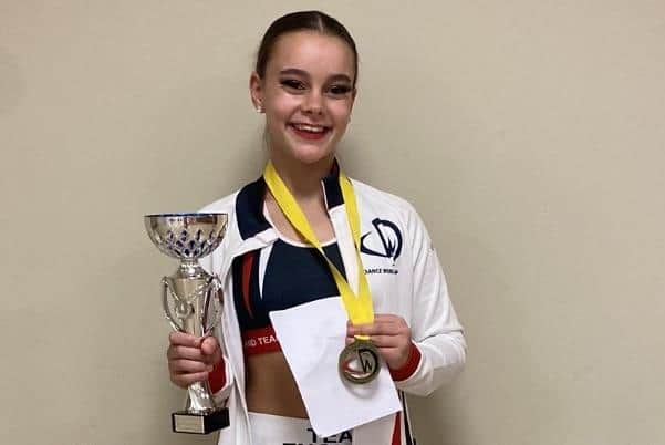 Miss Sutcliffe Academy of Dance - Ellie-Rose Fenney world champion