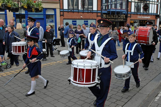 Wigan St George's Day Parade 2010:  Standish St Wilfrid's Church Lads' and Church Girls' Brigade