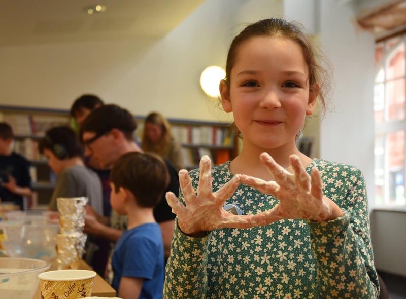 The hand-on activity proved to be fun!