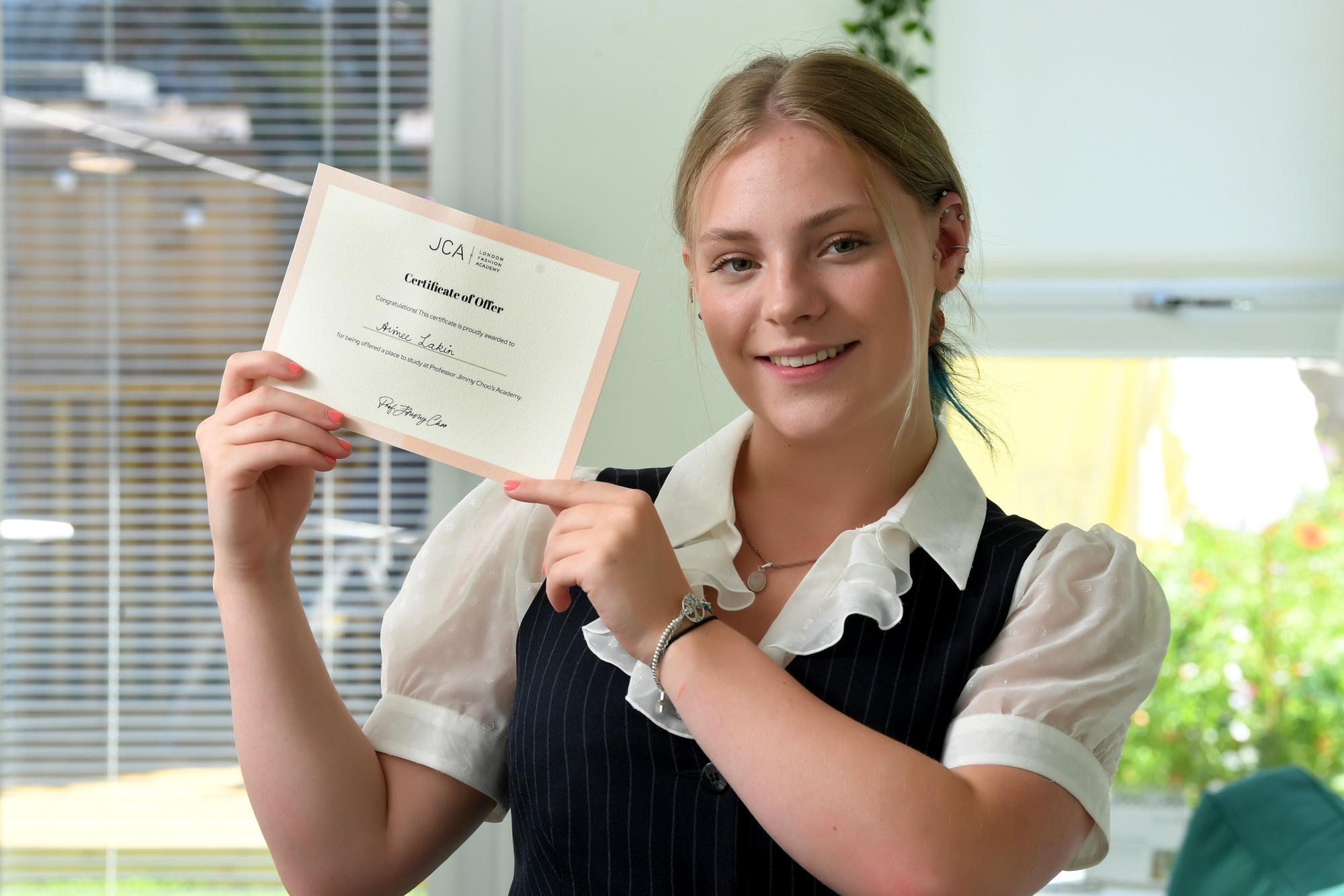 A Wigan student accepted into famous footwear designer s university makes plea for funding help