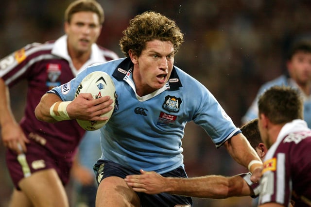 Bryan Fletcher represented the Blues 14 times between 1998 and 2003. 

The majority of his call-ups came while he was with the Sydney Roosters, before his move to the Rabbitohs.