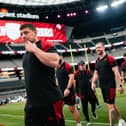 Matt Peet and his Wigan players assess the scene in Las Vegas