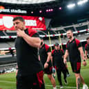 Matt Peet and his Wigan players assess the scene in Las Vegas