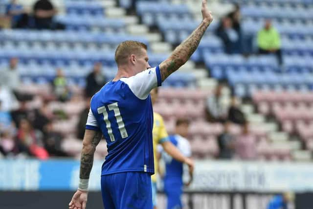 James McClean celebrates his goal