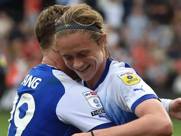 Thelo Aasgaard and Callum Lang have both graduated through the Latics Academy