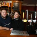 James and Kimberley Tomlinson are the new landlord and landlady at The Earl of Balcarres pub in Scholes