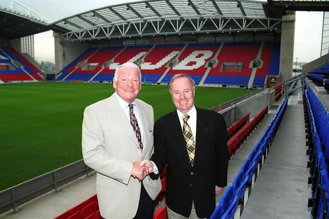 Maurice Lindsay, with Dave Whelan