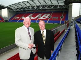 Maurice Lindsay, with Dave Whelan
