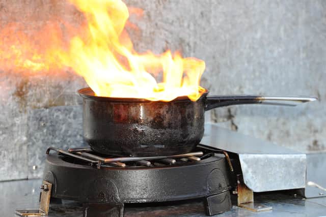 Firefighters have warned households to take care with chip pans