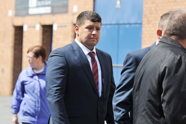 Wigan Warriors head coach Matty Peet was there alongside other members of staff at the club.