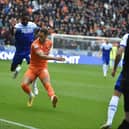 Skipper Tendayi Darikwa gets stuck in against Blackpool