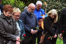 A flashback to last year's Workers' Memorial Day in Mesnes Park, Wigan